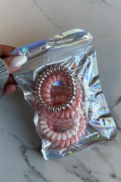 5li Pembe Renk Helezon Toka