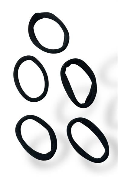 5li Siyah Renk Havlu Toka Set