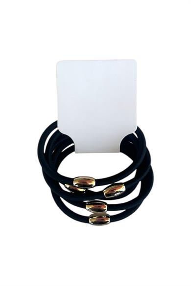 5li Siyah Renk Lastik Toka