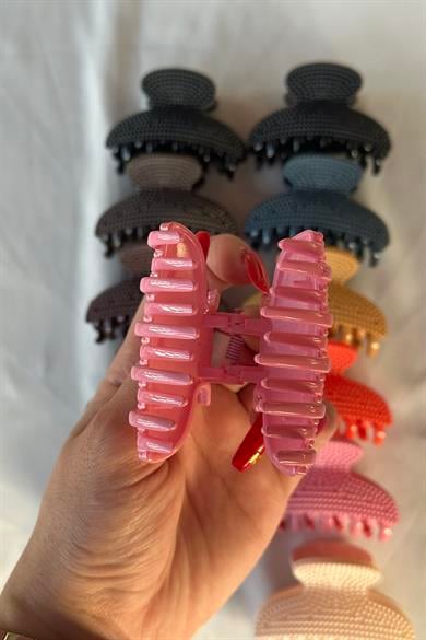 12li Karışık Renk Mandal Toka Set