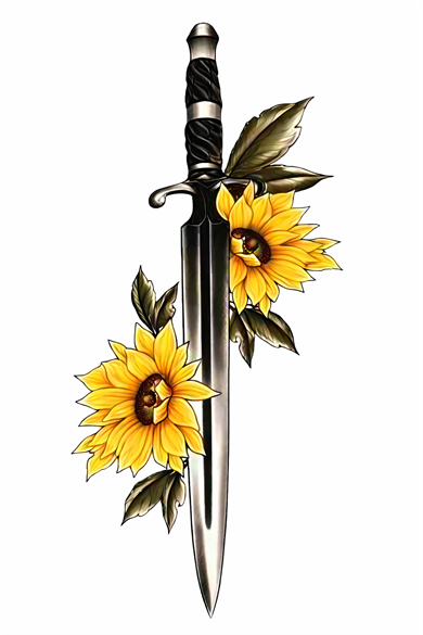 Geçici Kama Figürlü Mini Dövme Tattoo