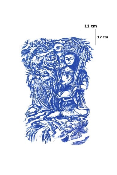 Savaşçı Sonradan Kararan Yarı Kalıcı Geçici Dövme Tattoo