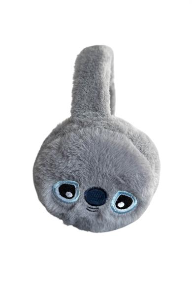 Gri Renk Koala Figürlü Peluş Erkek Çocuk Kulaklık