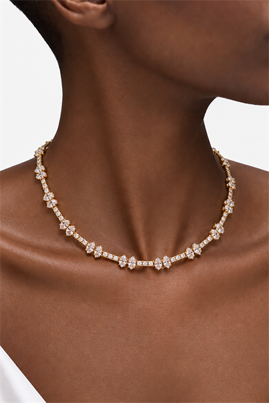 Altın Renk Choker Kolye