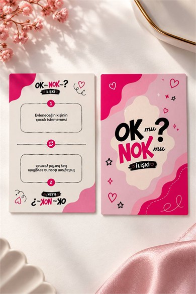 OK NOK Kart Oyunu | Eğlenceli Parti Oyunu | İlişki 
