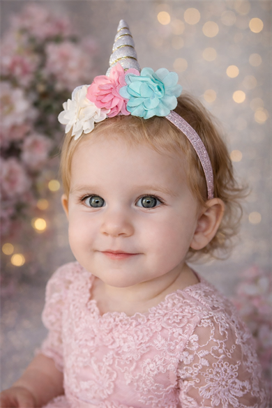 Mixed Color Unicorn Figured Childrens Hair Band