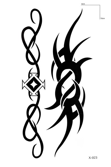 Tribal Mini Geçici Dövme Tattoo