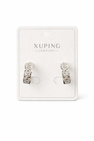 Gümüş Renk Çelik Xupıng VİP Küpe