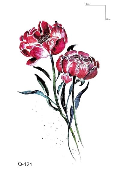 Gül Mini Geçici Dövme Tattoo