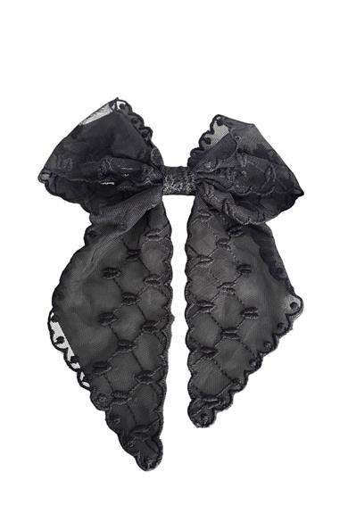 Siyah Renk Kurdele Figürlü Otomat Toka