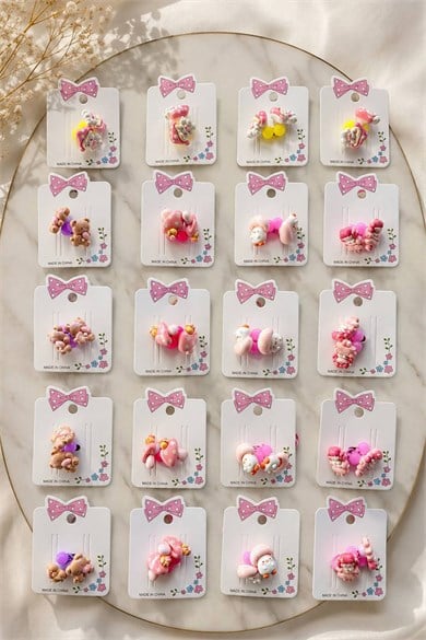 40lı Karışık Renk Lastik Toka Set