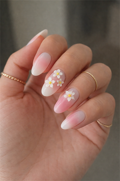 24lü Karışık Renk Jel Görünümlü Takma Tırnak (Yapıştırıcılı)