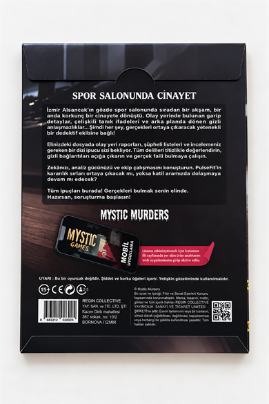 Dedektif Cinayet Çözme Oyunu-Spor Salonunda Cinayet