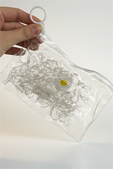 Şeffaf Renk Perma Lastik Toka