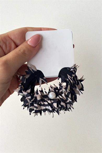 12li Karışık Renk İnci Detaylı Simit Toka Set