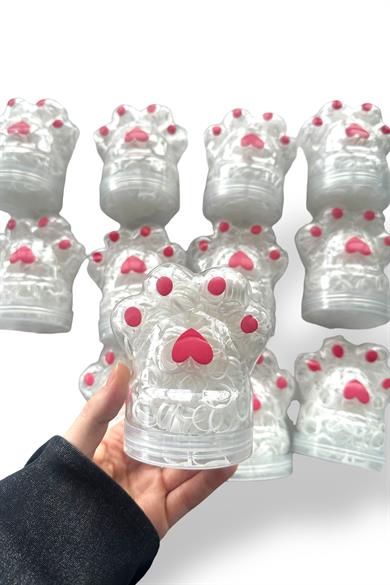 12li Pati Figürlü Beyaz Renk Perma Lastik Toka Set