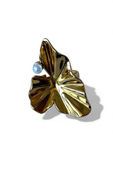 Altın Renk  Ayarlanabilir Çelik Yüzük