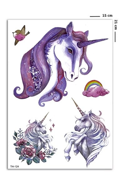 Unicorn Geçici Dövme Tattoo
