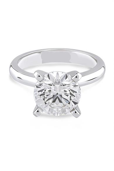 Gümüş Renk Tek Taş Detaylı Ayarlanabilir Yüzük