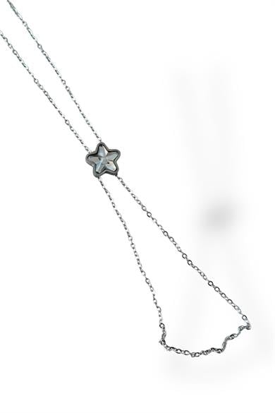 Gümüş Renk Yıldız Figürlü Çelik Şahmeran