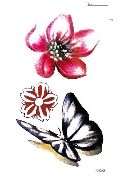 Kelebekler Mini Geçici Dövme Tattoo