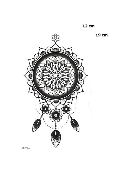 Hint Motifli Geçici Dövme Tattoo