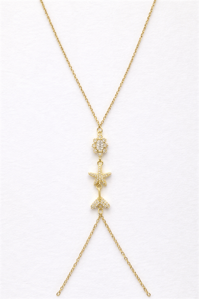 Altın Renk Karışık Figürlü Çelik Şahmeran