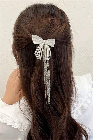 Altın Renk Kurdele Figürlü Taşlı Otomat Toka