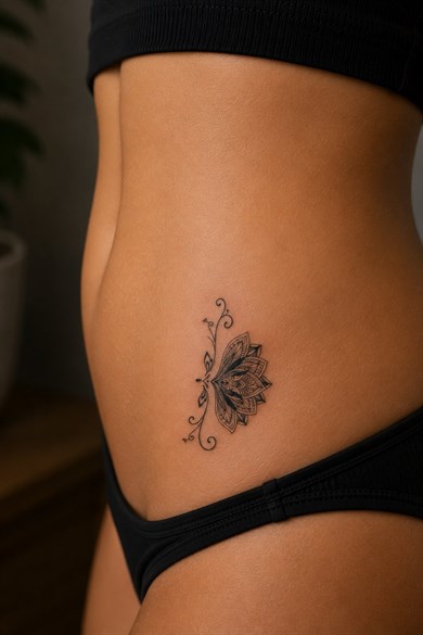 Mandala Mini Geçici Dövme Tattoo