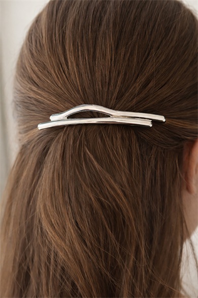 Gümüş Renk Metal Tarak Toka