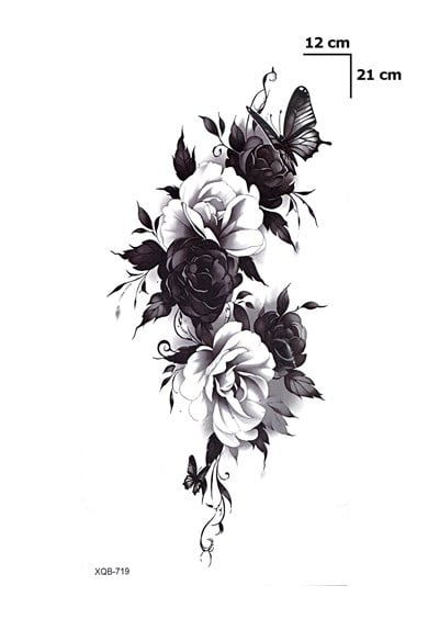 Çiçek Geçici Dövme Tattoo