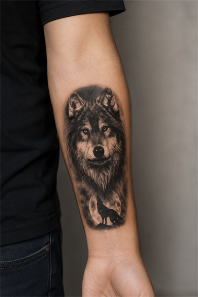 Kurt Dövme Geçici Tattoo