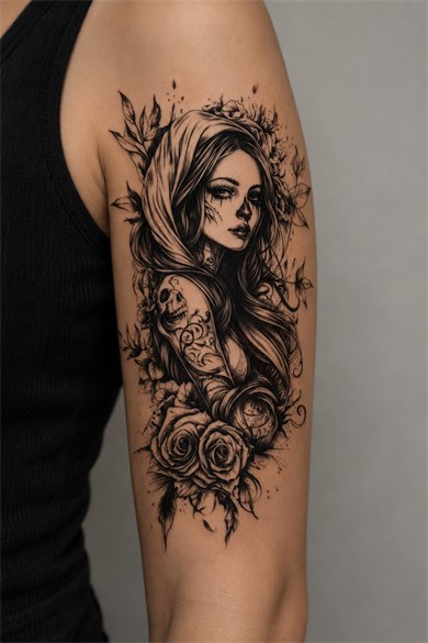 Kadın Dövme Geçici Tattoo