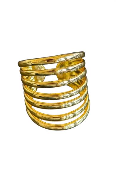 Altın Renk Ayarlanabilir Çelik Yüzük