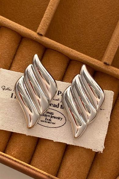 Gümüş Renk Küpe (Çift)