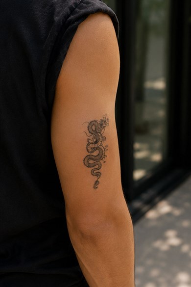 Ejderha Mini Geçici Dövme Tattoo