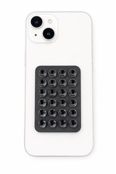 Siyah Renk Vantuzlu Vakumlu Yapışkanlı Telefon Tutacağı