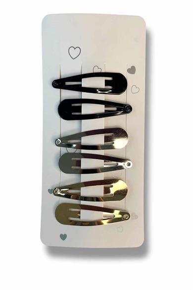 Karışık Renk 6lı Yan Toka Set