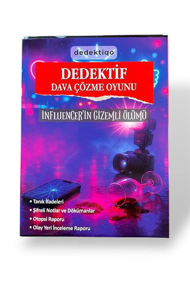Dedektiflik Cinayet Çözme Oyunu - İnfluencerin Gizemli Ölümü