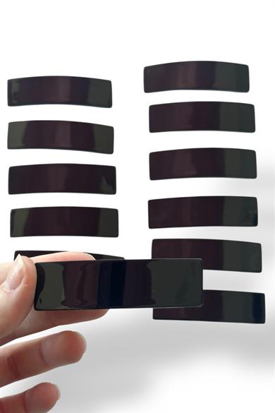 12li Siyah Renk Otomat Toka Set