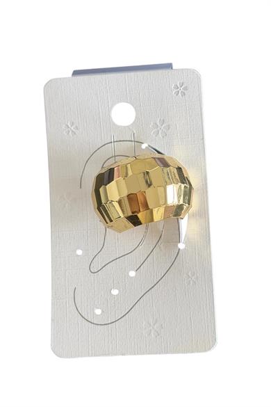 Altın Renk Kıstırmalı Tx Ear Cuff (Tek)