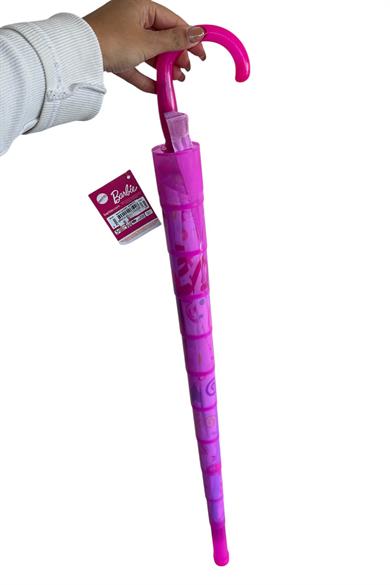 Pembe Renk Karışık Figürlü Kılıflı Çocuk Şemsiye