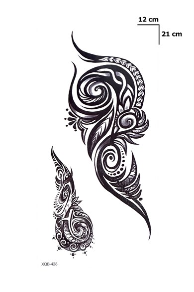 Tribal Geçici Dövme Tattoo
