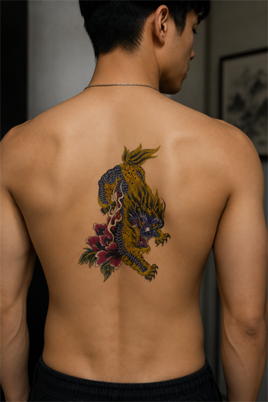  Ejderha Geçici Dövme Tattoo