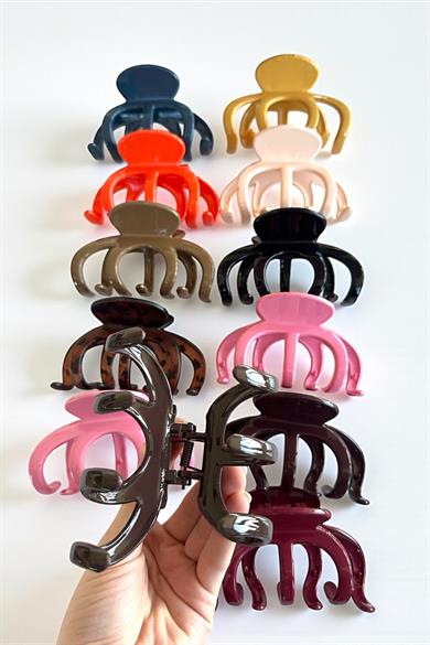 12li Karışık Renk Mandal Toka Set