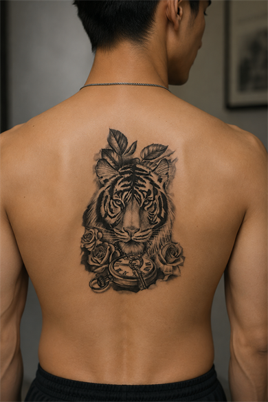 Kaplan Geçici Dövme Tatto