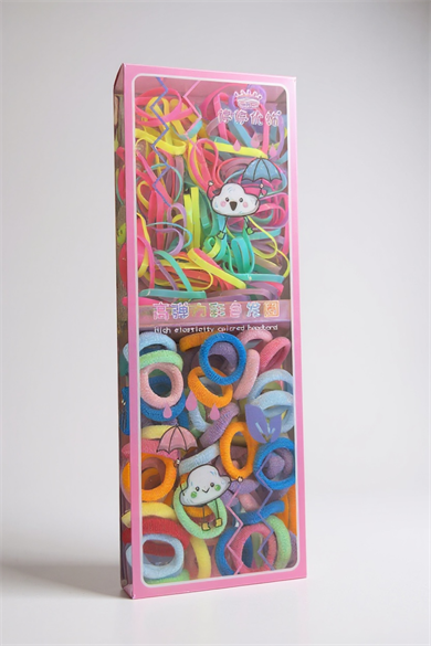 Karışık Renk Çocuk Havlu Toka Ve Saç Lastiği Set