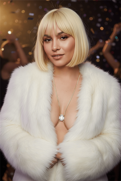 Altın Renk Taş Detaylı Tasarım Vücut Aksesuar