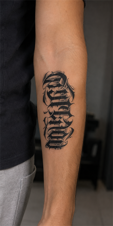 Yazılı Dövme Geçici Tattoo
