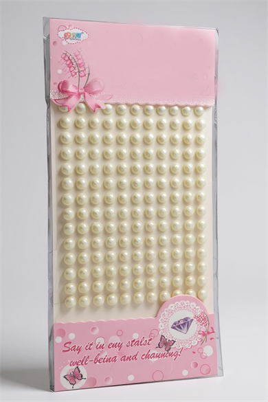 İncili Vücut, Saç Ve Yüz Taşı/ Yapışkanlı İncili Yüz Sticker